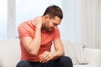 Man with sore neck
